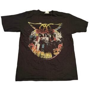 AEROSMITH Dream On Tee in Black Size Large New without Tag